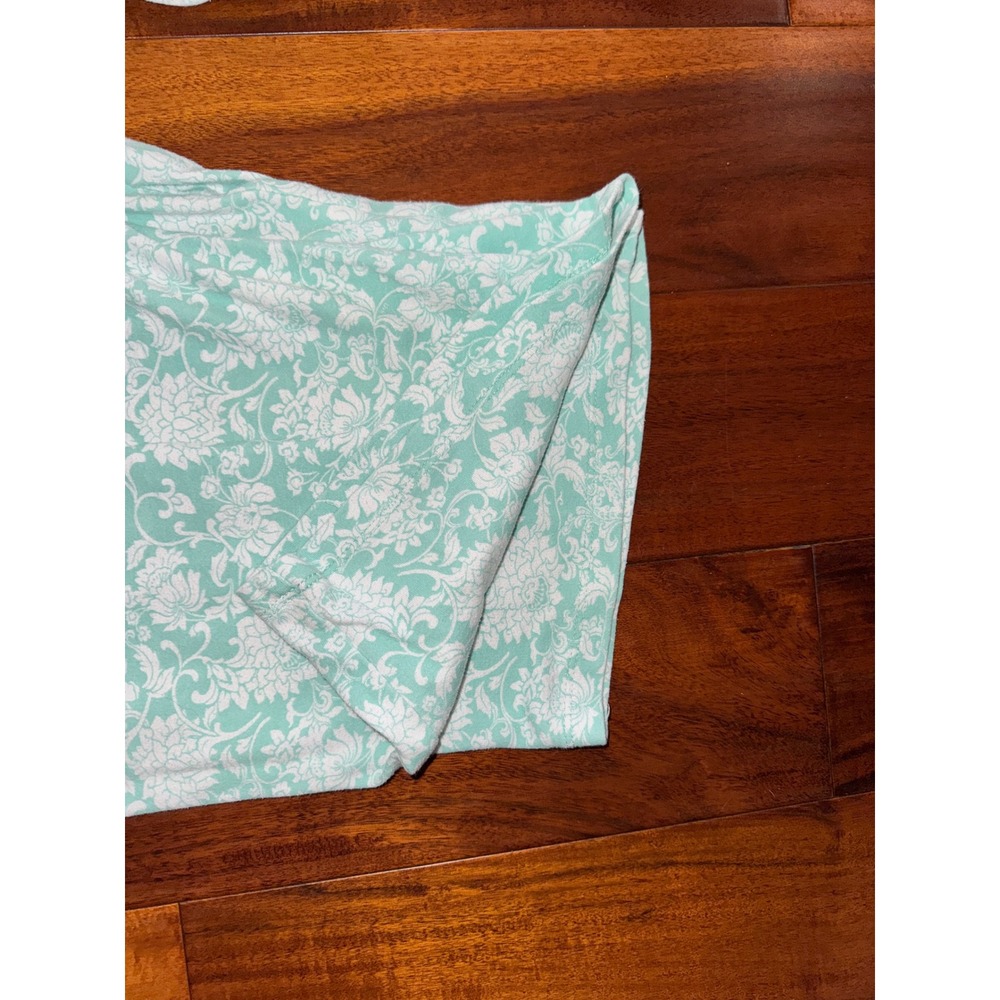 Encore Karen Neuburger Pajama Set Women S Pink Mint Polka Dot Floral 2-Pack Exc - Picture 7 of 8